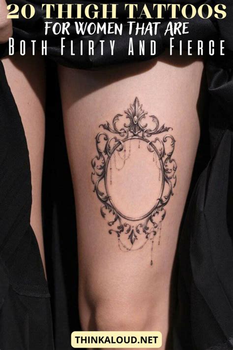 20 Thigh Tattoos For Women That Are Both Flirty And。